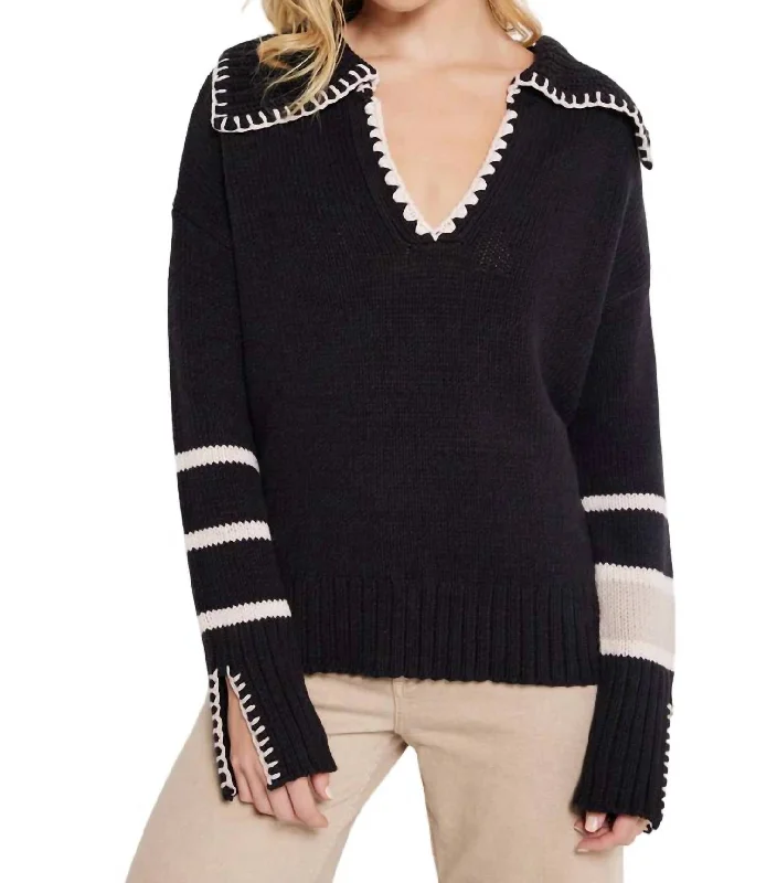 A - Line Women's Merino Wool Sweater Dresses in Classic StylesCollar Call Sweater In Black A - Line Women's Merino Wool Sweater Dresses in Classic StylesCollar Call Sweater In Black