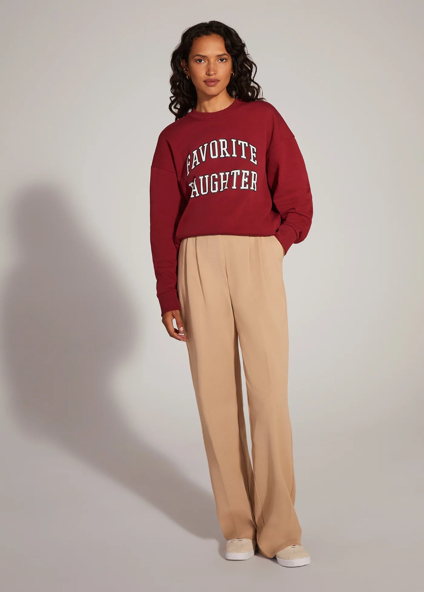 Bell - Sleeve Women's Mohair - Wool Blend SweatersCOLLEGIATE FD SWEATSHIRT