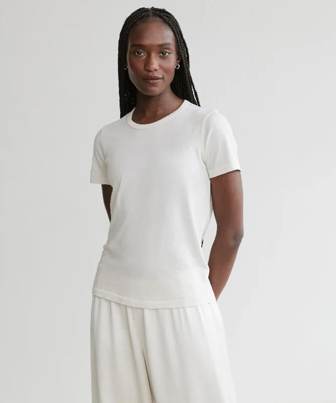 Plus Size Women's Asymmetric Hem Sweater Dresses in Modern DesignsCotton Slim Tee