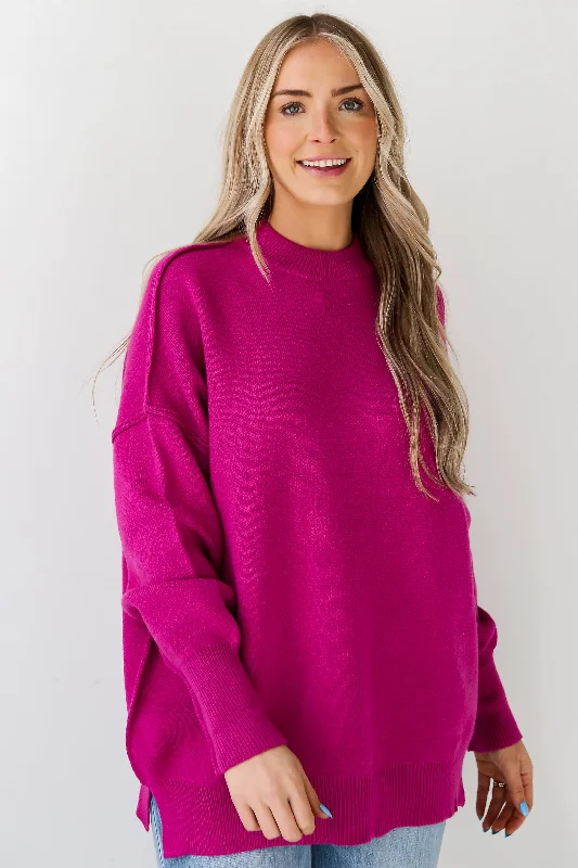 Open - Front Women's Cardigan - Style Mohair SweatersFINAL SALE - Delaney Oversized Sweater Open - Front Women's Cardigan - Style Mohair SweatersFINAL SALE - Delaney Oversized Sweater