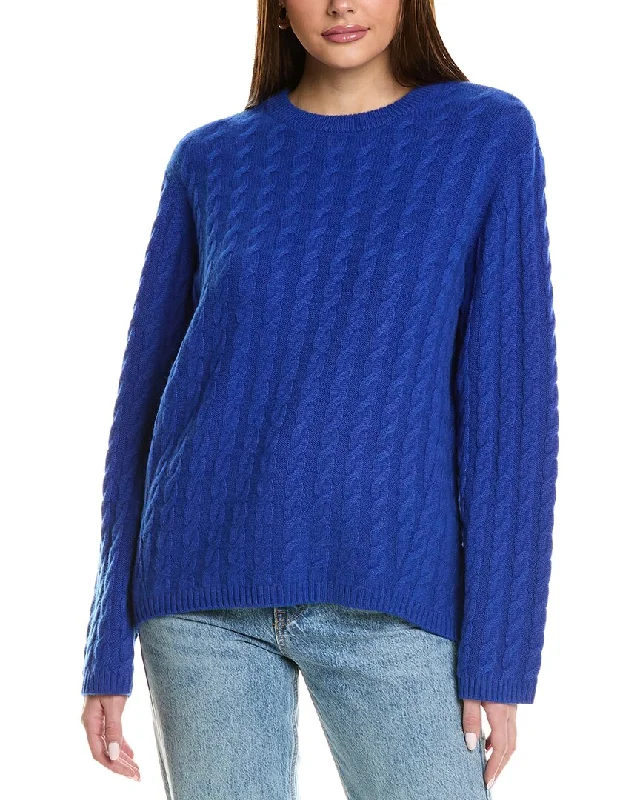 Bell - Sleeve Women's Mohair - Wool Blend SweatersDesign History All Over Cable Cashmere Sweater Bell - Sleeve Women's Mohair - Wool Blend SweatersDesign History All Over Cable Cashmere Sweater