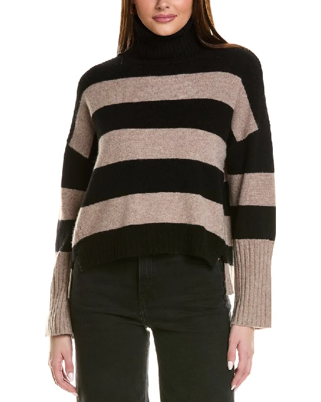 Open - Front Women's Cardigan - Style Mohair SweatersDesign History Colorblocked Turtleneck Cashmere Sweater Open - Front Women's Cardigan - Style Mohair SweatersDesign History Colorblocked Turtleneck Cashmere Sweater