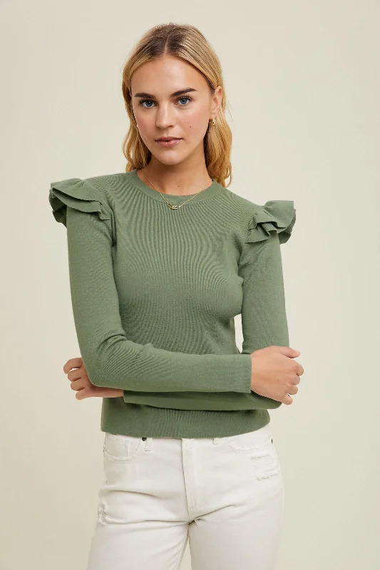 Button - Down Women's Shetland Wool Sweaters in Traditional PatternsElle Sweater