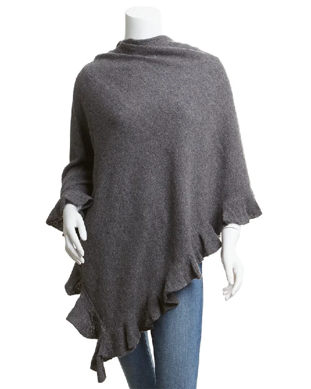 Tie - Front Women's Lambswool Sweaters in Pastel HuesHannah Rose Ruffle Cashmere Topper Tie - Front Women's Lambswool Sweaters in Pastel HuesHannah Rose Ruffle Cashmere Topper