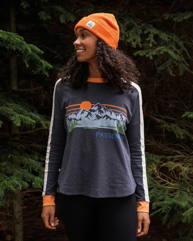 Puff Sleeve Women T Shirt for a Fashion - Forward LookHilltop Organic Cotton LS T-Shirt - Charcoal Puff Sleeve Women T Shirt for a Fashion - Forward LookHilltop Organic Cotton LS T-Shirt - Charcoal