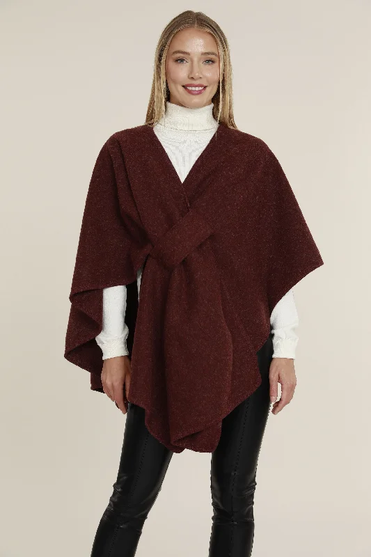 Mock Neck Women's Alpaca Wool Sweaters in Earth TonesKnit Shawl Wrap in Wine