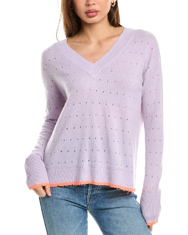 Button - Down Women's Shetland Wool Sweaters in Traditional PatternsLisa Todd V-Neck Cashmere Sweater Button - Down Women's Shetland Wool Sweaters in Traditional PatternsLisa Todd V-Neck Cashmere Sweater