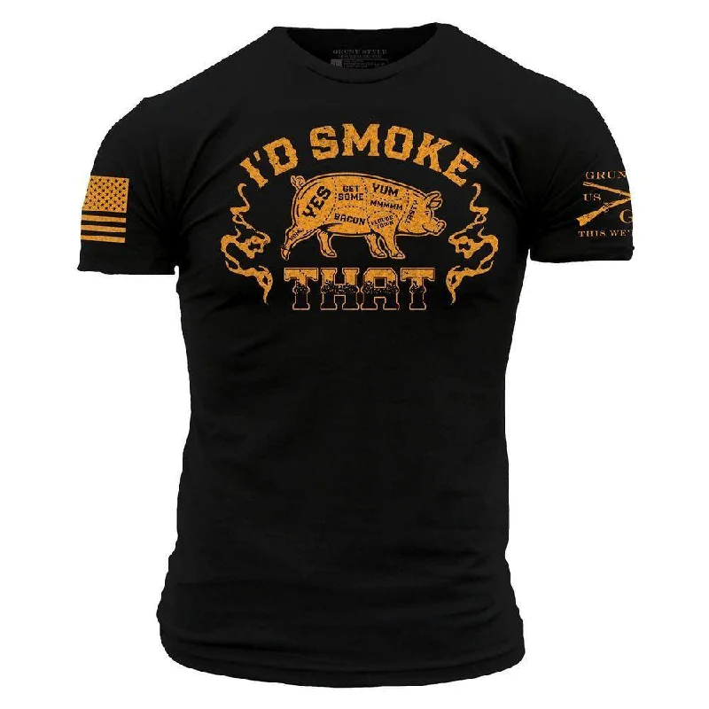 Sheer Women T Shirt for a Stylish and Alluring LookI'd Smoke That T-Shirt - Black
