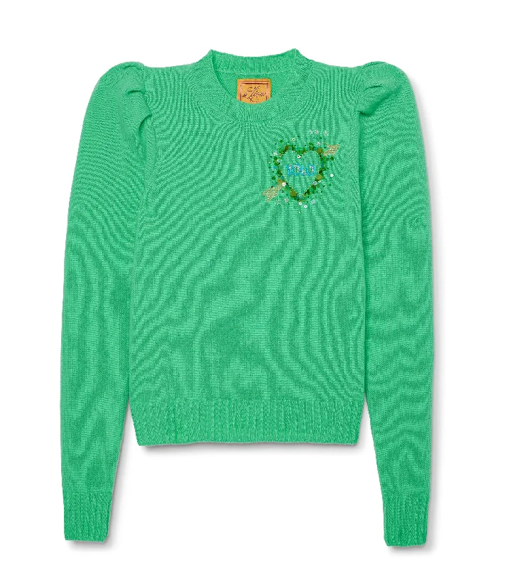 Mock Neck Women's Alpaca Wool Sweaters in Earth TonesParis Puff Sleeve Crew
