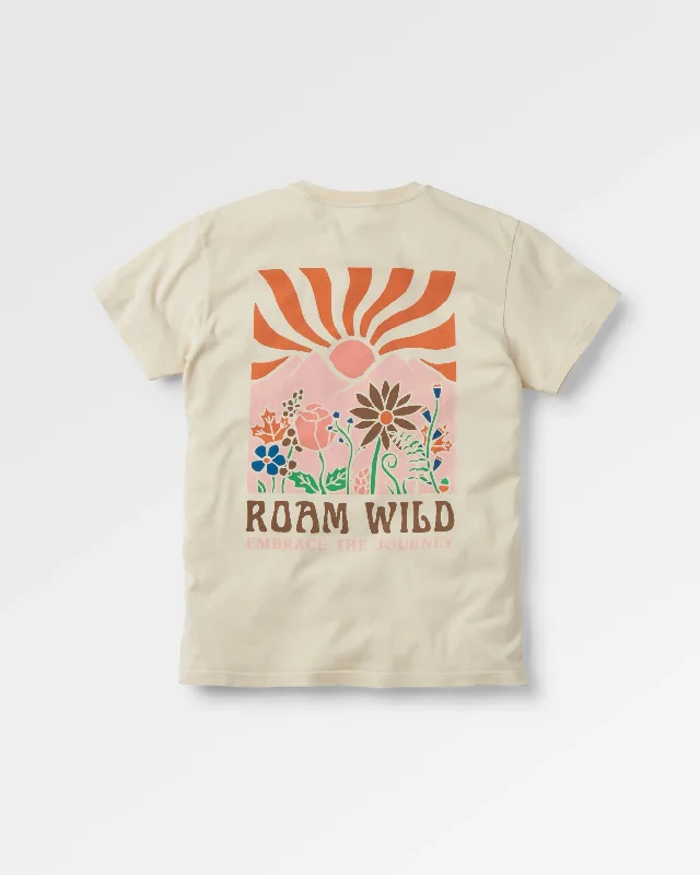 Tie - Dye Women T Shirt with a Bohemian VibeRoam Wild Recycled T-Shirt - Birch