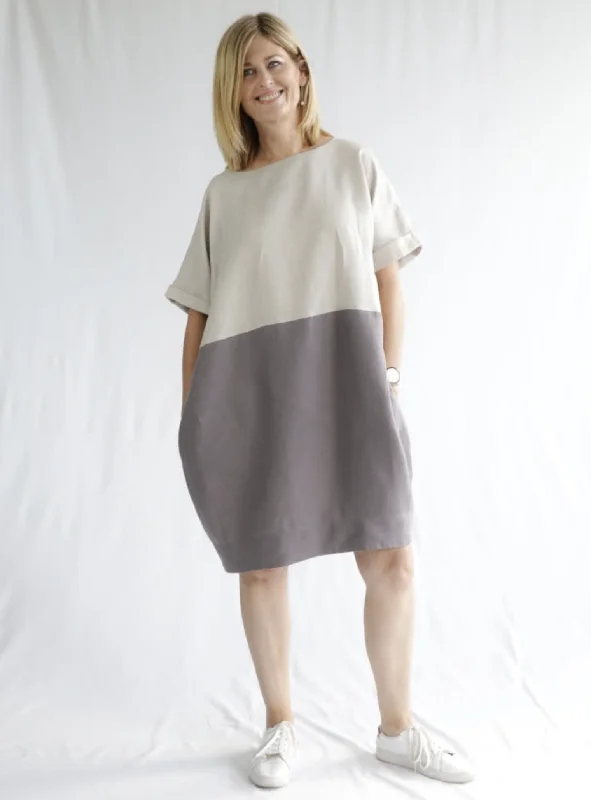 Knee - Length Women's Wool Blend Sweater Dresses in Neutral ColorsStyle Arc Eme Dress Knee - Length Women's Wool Blend Sweater Dresses in Neutral ColorsStyle Arc Eme Dress