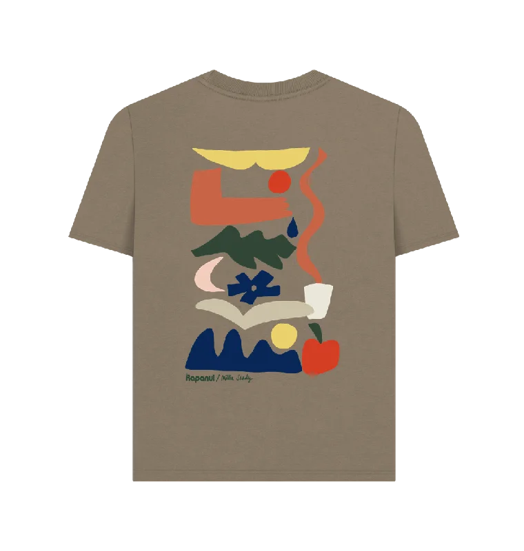 Floral Print Women T Shirt for a Feminine TouchWomen's Explore Earth Oversized T-Shirt Floral Print Women T Shirt for a Feminine TouchWomen's Explore Earth Oversized T-Shirt