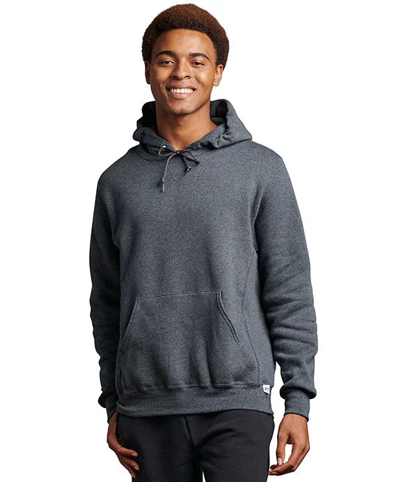 695HBM - Russell Athletic Unisex Dri-Power® Hooded Sweatshirt | Black Heather