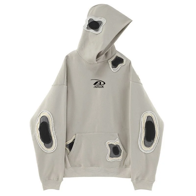 Women's zip - up sweatshirt in pastel blue for a soft and stylish outfitAG Japanese And Korean Style Patch Ins Hoodie Women's zip - up sweatshirt in pastel blue for a soft and stylish outfitAG Japanese And Korean Style Patch Ins Hoodie