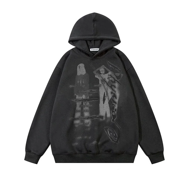 Women's long - sleeve cropped sweatshirt with ribbed cuffs for a snug fitAG American Retro Street Boy Hoodie Women's long - sleeve cropped sweatshirt with ribbed cuffs for a snug fitAG American Retro Street Boy Hoodie
