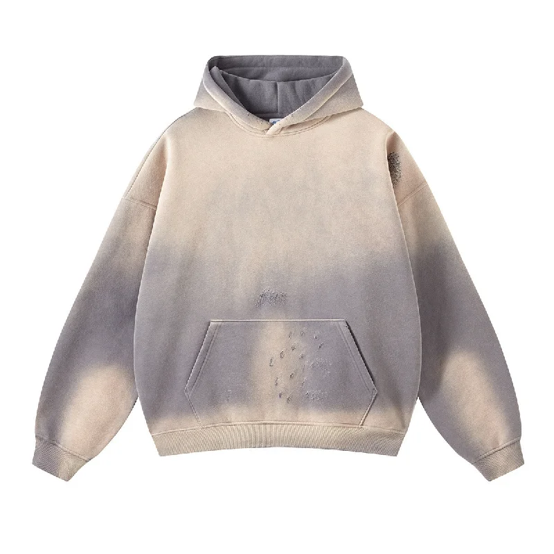 Women's tie - front hoodie in a lightweight fabric for summer layeringAG Make Old Edges 360g Hoodie Women's tie - front hoodie in a lightweight fabric for summer layeringAG Make Old Edges 360g Hoodie
