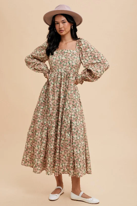 Backless Women Dress for a Sexy and Alluring Look at Evening EventsBeth Square Neck Maxi