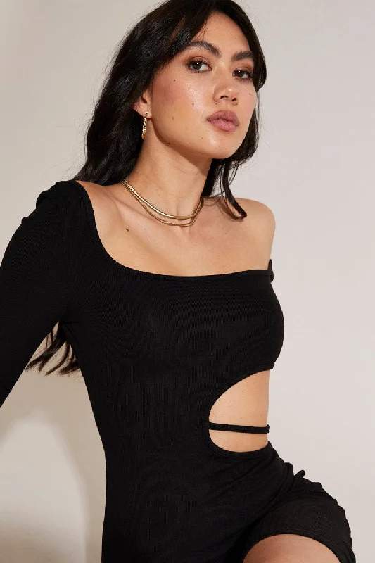 Sleeveless Women Dress in Bright Colors for Summer PartiesBlack Bodycon Dress Long Sleeve Sleeveless Women Dress in Bright Colors for Summer PartiesBlack Bodycon Dress Long Sleeve
