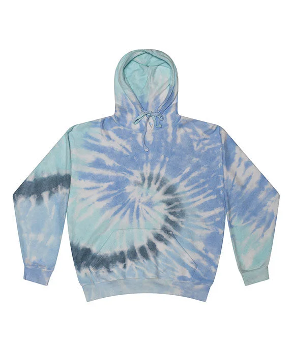 Women's crew - neck sweatshirt in a heather gray shade for a classic and versatile optionCD8600 - Tie-Dye Unisex Cloud Hooded Sweatshirt | Lagoon Women's crew - neck sweatshirt in a heather gray shade for a classic and versatile optionCD8600 - Tie-Dye Unisex Cloud Hooded Sweatshirt | Lagoon