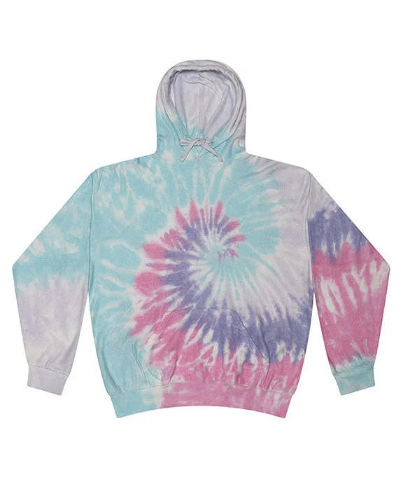 Women's hoodie with a kangaroo pocket and a pom - pom drawstring for added charmCD8600 - Tie-Dye Unisex Cloud Hooded Sweatshirt | Unicorn Women's hoodie with a kangaroo pocket and a pom - pom drawstring for added charmCD8600 - Tie-Dye Unisex Cloud Hooded Sweatshirt | Unicorn