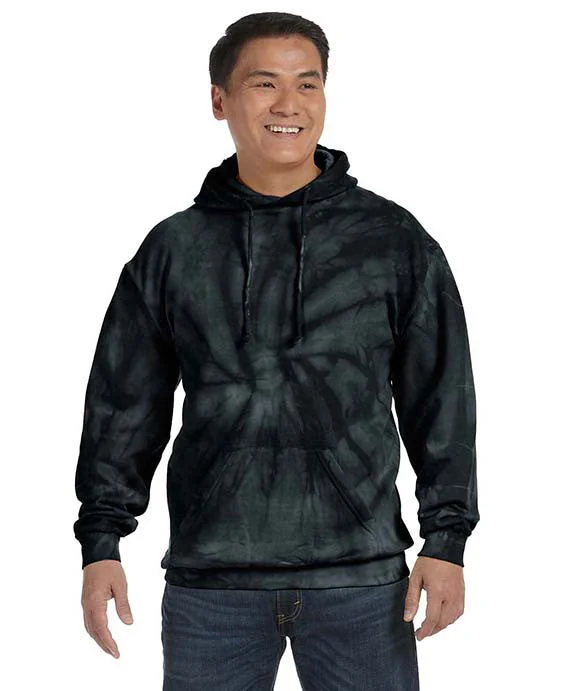 Women's mock - neck sweatshirt made of moisture - wicking material for fitness useCD877 - Tie-Dye Adult Tie-Dyed Pullover Hooded Sweatshirt | Spider Black Women's mock - neck sweatshirt made of moisture - wicking material for fitness useCD877 - Tie-Dye Adult Tie-Dyed Pullover Hooded Sweatshirt | Spider Black