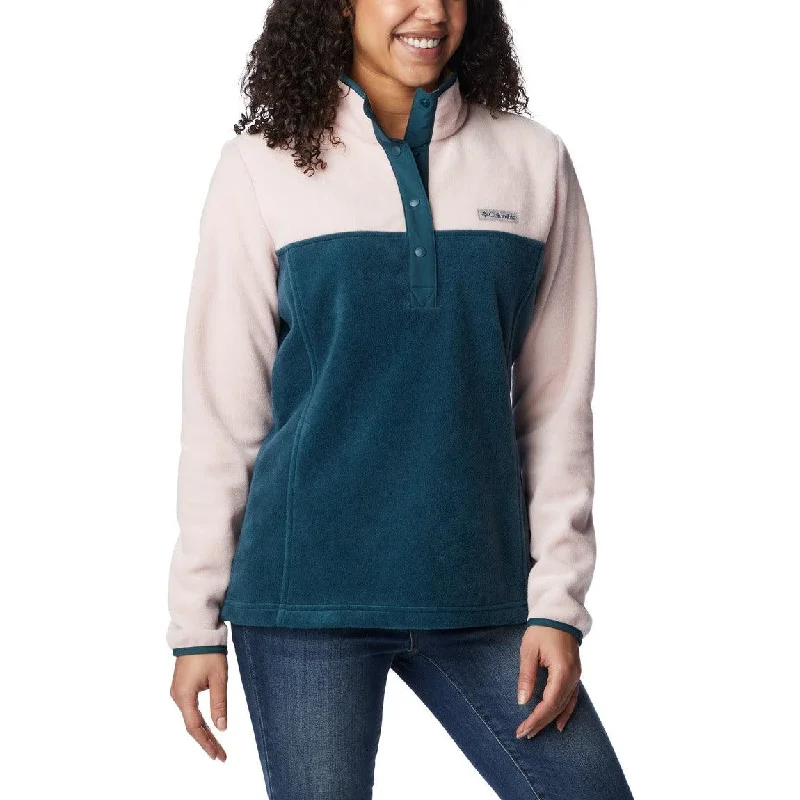 Women's tie - front hoodie in a lightweight fabric for summer layeringColumbia Benton Springs™ 1/2 Snap Pullover - Women Women's tie - front hoodie in a lightweight fabric for summer layeringColumbia Benton Springs™ 1/2 Snap Pullover - Women
