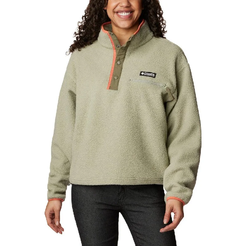 Women's color - block hoodie combining bold hues for a fashion - forward statementColumbia Helvetia™ Cropped Half Snap Fleece Pullover - Women Women's color - block hoodie combining bold hues for a fashion - forward statementColumbia Helvetia™ Cropped Half Snap Fleece Pullover - Women