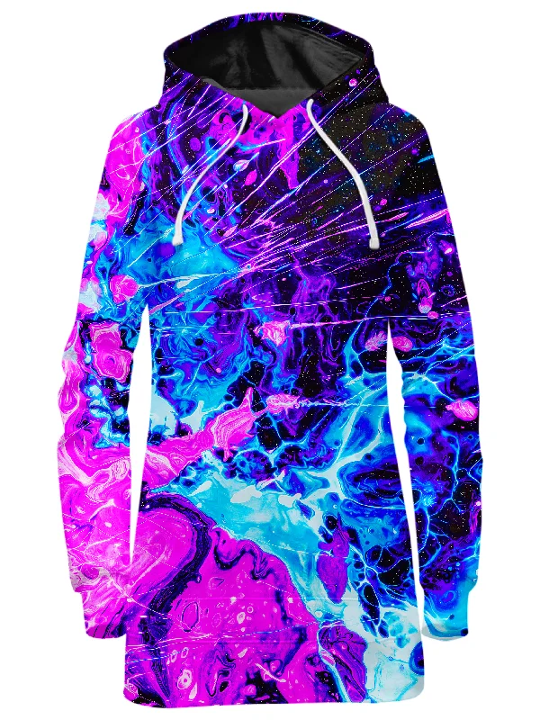 Women's quarter - zip sweatshirt made of organic cotton for eco - conscious fashionCosmic Burst Hoodie Dress Women's quarter - zip sweatshirt made of organic cotton for eco - conscious fashionCosmic Burst Hoodie Dress