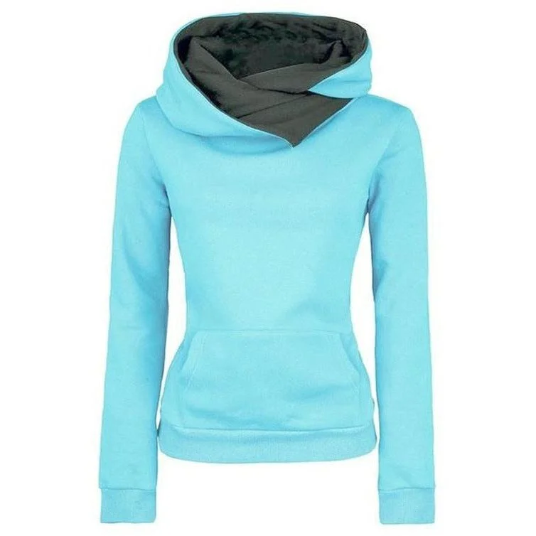 Women's quarter - zip sweatshirt made of organic cotton for eco - conscious fashionAmerican Style Slim Fit Hoodie Women's quarter - zip sweatshirt made of organic cotton for eco - conscious fashionAmerican Style Slim Fit Hoodie