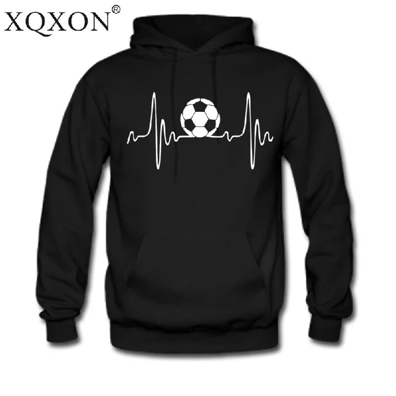 Women's oversized cropped hoodie with drawstrings for a trendy lookFootball Beat Hoodie Women's oversized cropped hoodie with drawstrings for a trendy lookFootball Beat Hoodie