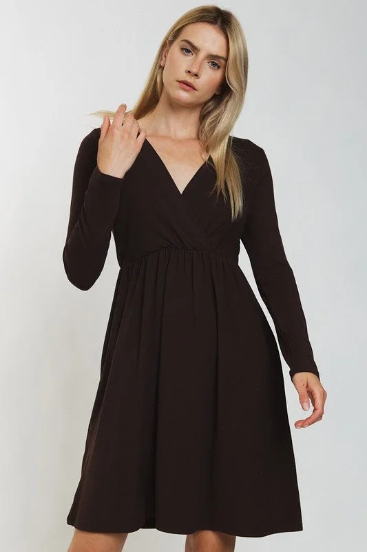 Printed Abstract Women Dress for a Modern and Artistic AppealJoyce Crossed Body Dress