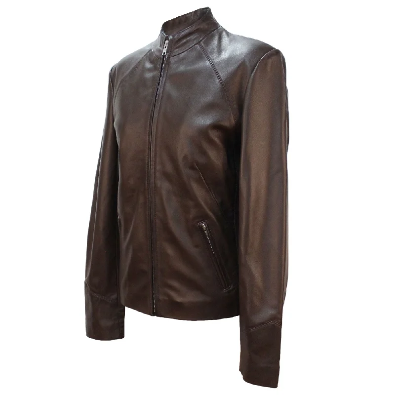 Women's double - breasted tweed jackets in classic colors for a sophisticated office lookLadies Casual jacket Style 6543
