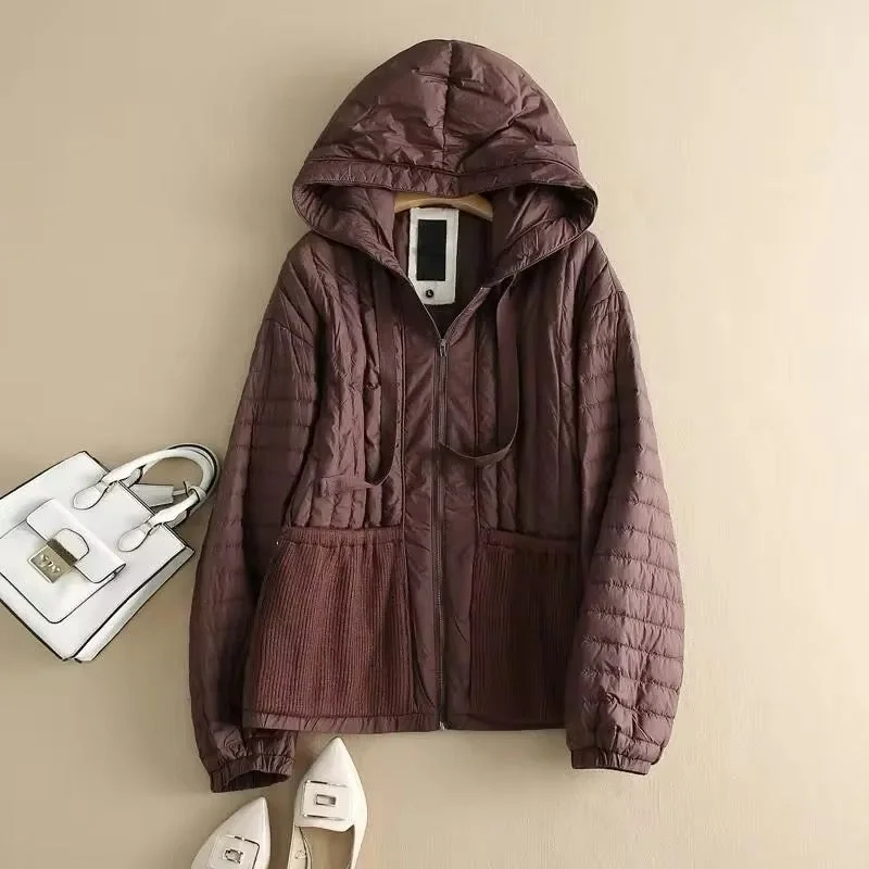 Women's cropped leather jackets with a fringe detail for a western - inspired outfitLightweight Autumn Hooded Duck Down Jacket for Women Women's cropped leather jackets with a fringe detail for a western - inspired outfitLightweight Autumn Hooded Duck Down Jacket for Women