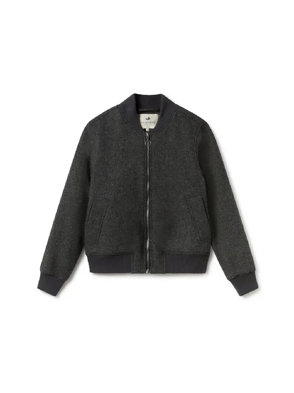 Women's moto jackets with a lace - up front for a unique and stylish touchNancowry - Grey Melange Women's moto jackets with a lace - up front for a unique and stylish touchNancowry - Grey Melange