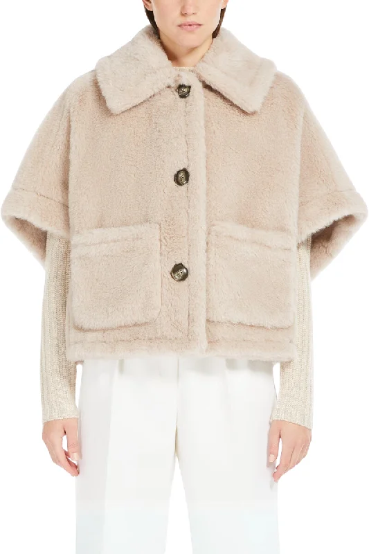 Women's shearling - lined suede jackets for ultimate warmth and luxuryNewterz Cape