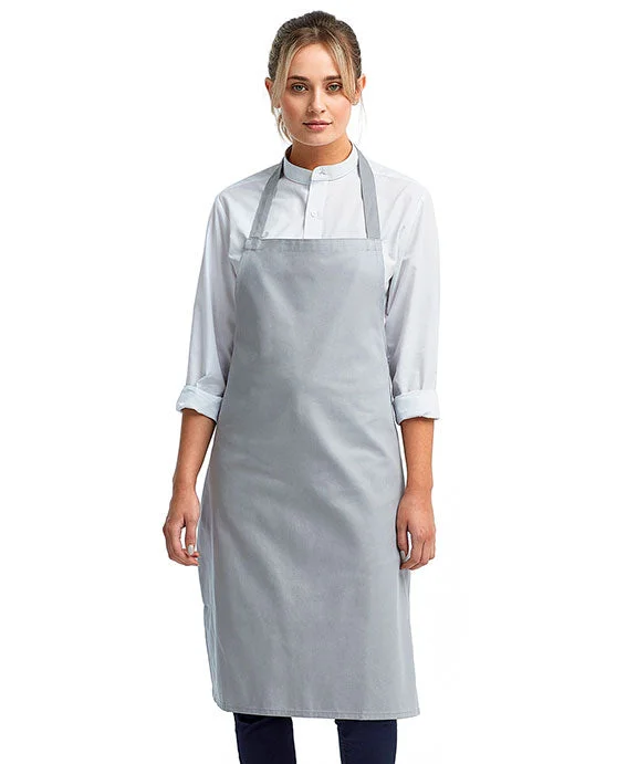 RP102 - Artisan Collection by Reprime Organic Cotton Bib Apron | Silver