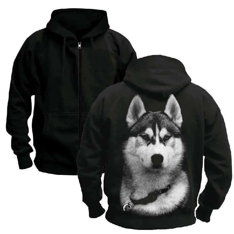 Women's sweatshirt with a mesh panel insert for breathability during workoutsSiberian Husky Dog Hoodie Women's sweatshirt with a mesh panel insert for breathability during workoutsSiberian Husky Dog Hoodie