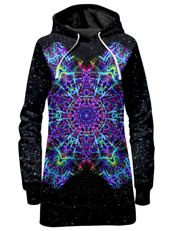 Women's hoodie with a kangaroo pocket and a pom - pom drawstring for added charmStargate Hoodie Dress Women's hoodie with a kangaroo pocket and a pom - pom drawstring for added charmStargate Hoodie Dress