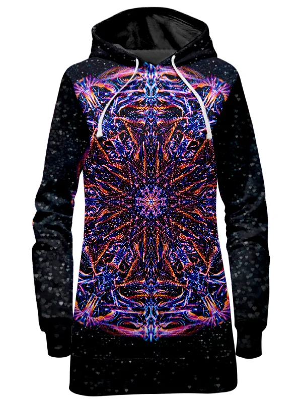 Women's crew - neck sweatshirt in a heather gray shade for a classic and versatile optionStargate Prism Hoodie Dress Women's crew - neck sweatshirt in a heather gray shade for a classic and versatile optionStargate Prism Hoodie Dress