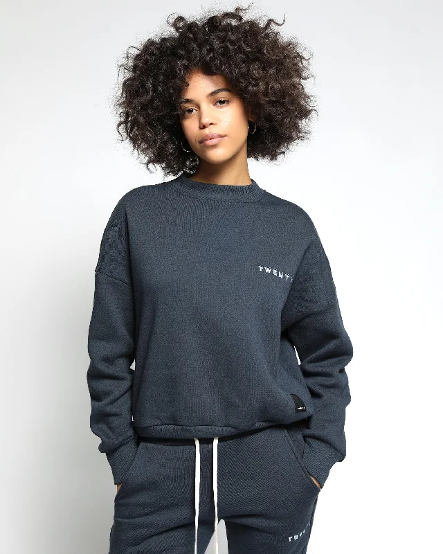 Women's quarter - zip sweatshirt made of organic cotton for eco - conscious fashionSunnyside Brushed Terry Crewneck Pullover Women's quarter - zip sweatshirt made of organic cotton for eco - conscious fashionSunnyside Brushed Terry Crewneck Pullover