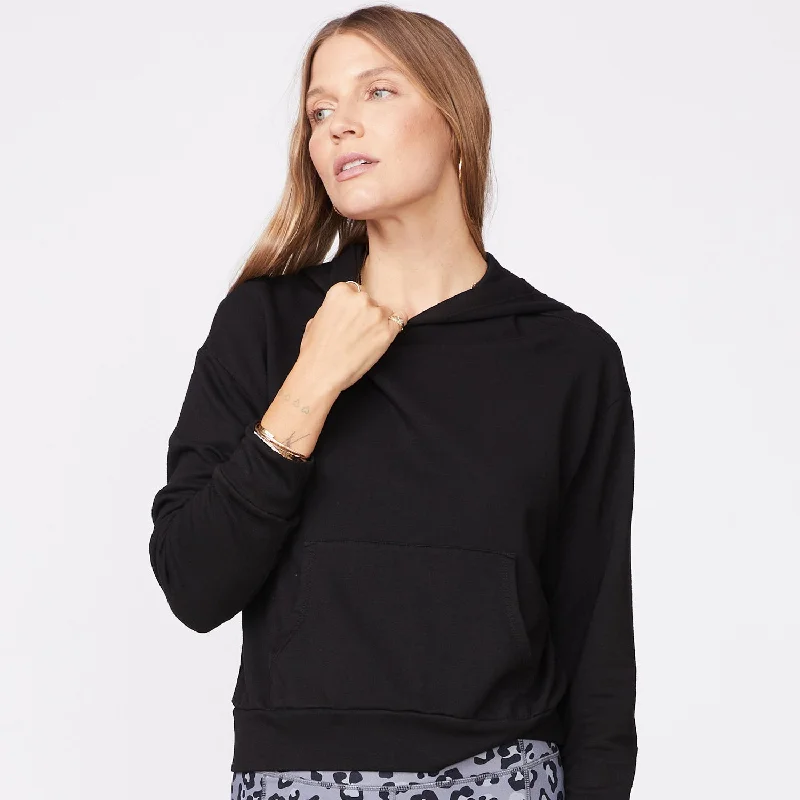 Women's oversized cropped hoodie with drawstrings for a trendy lookSupersoft Fleece Girlfriend Pullover Women's oversized cropped hoodie with drawstrings for a trendy lookSupersoft Fleece Girlfriend Pullover
