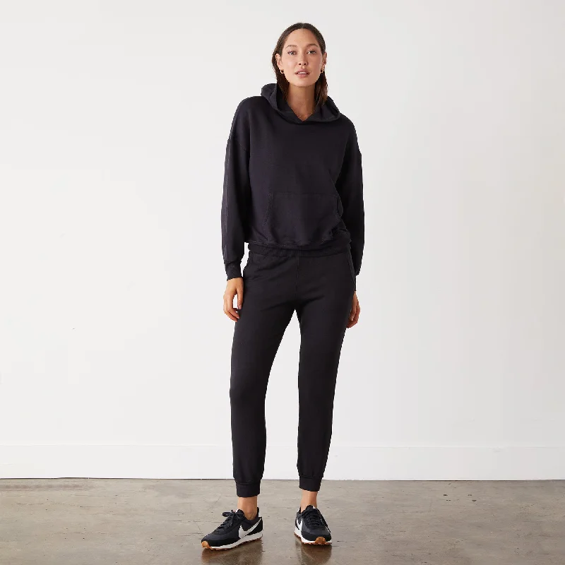 Women's cropped sweatshirt with a slogan graphic for a fun and expressive lookSupersoft Fleece Slouchy Pullover Women's cropped sweatshirt with a slogan graphic for a fun and expressive lookSupersoft Fleece Slouchy Pullover
