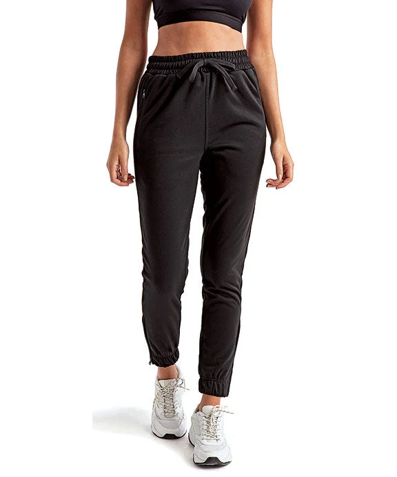 Women's graphic - printed sweatshirt featuring floral patterns for a feminine touchTD499 - TriDri Ladies Spun Dyed Jogger Pants | Black Women's graphic - printed sweatshirt featuring floral patterns for a feminine touchTD499 - TriDri Ladies Spun Dyed Jogger Pants | Black