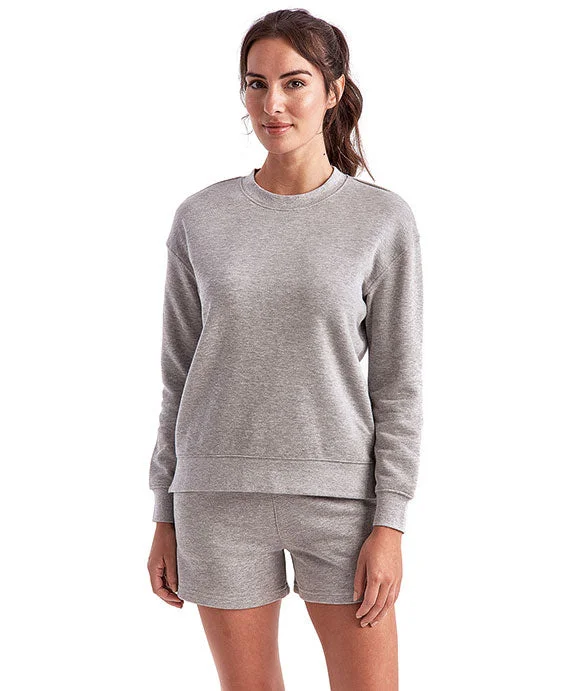 Women's quarter - zip sweatshirt made of organic cotton for eco - conscious fashionTD600 - TriDri Ladies Billie Side-Zip Sweatshirt | Heather Grey Women's quarter - zip sweatshirt made of organic cotton for eco - conscious fashionTD600 - TriDri Ladies Billie Side-Zip Sweatshirt | Heather Grey