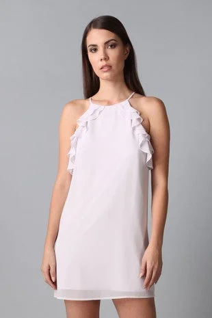Empire Waist Women Dress to Accentuate the Bust and Conceal the WaistThe Karlie Dress- White