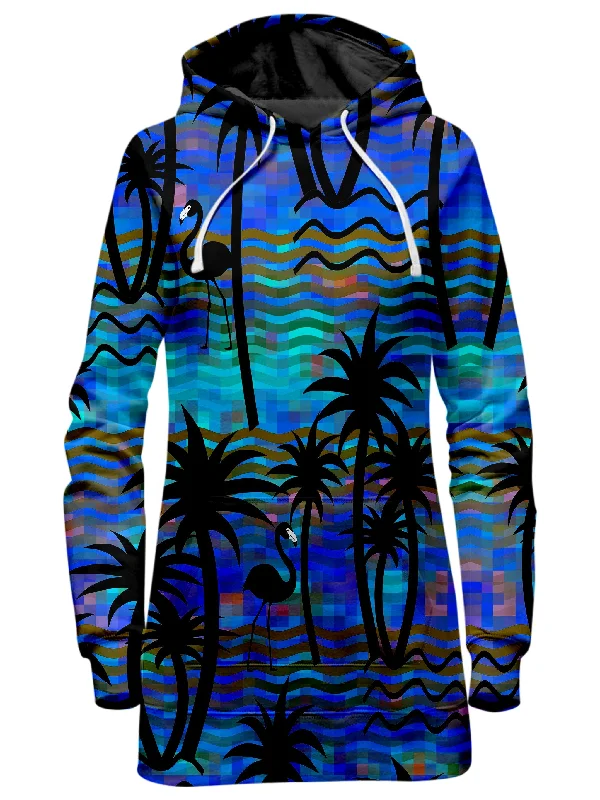 Women's quarter - zip sweatshirt made of organic cotton for eco - conscious fashionTropical Dreams Hoodie Dress Women's quarter - zip sweatshirt made of organic cotton for eco - conscious fashionTropical Dreams Hoodie Dress