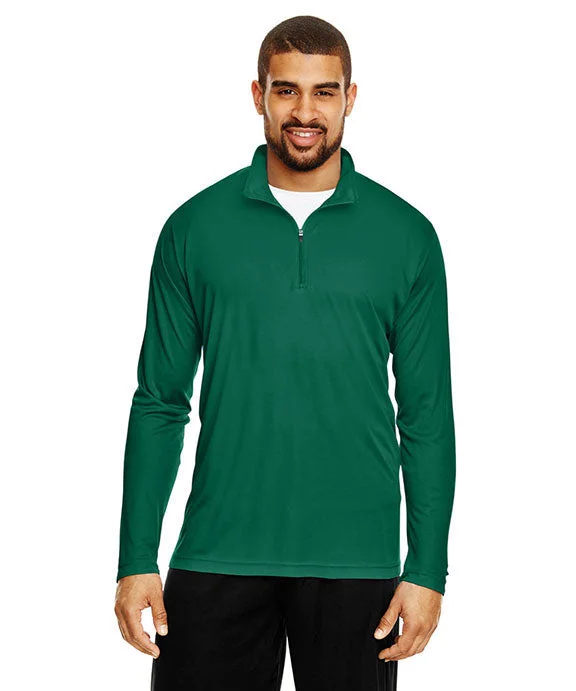 TT31 - Team 365 Mens Zone Performance Quarter-Zip Shirt | Sport Forest