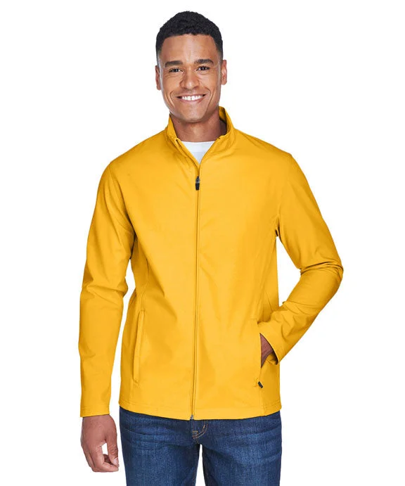 TT80 - Team 365 Mens Leader Soft Shell Jacket | Sport Athletic Gold