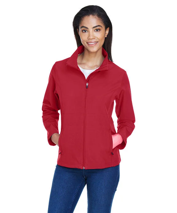 TT80W - Team 365 Ladies Leader Soft Shell Jacket | Sport Scarlet Red