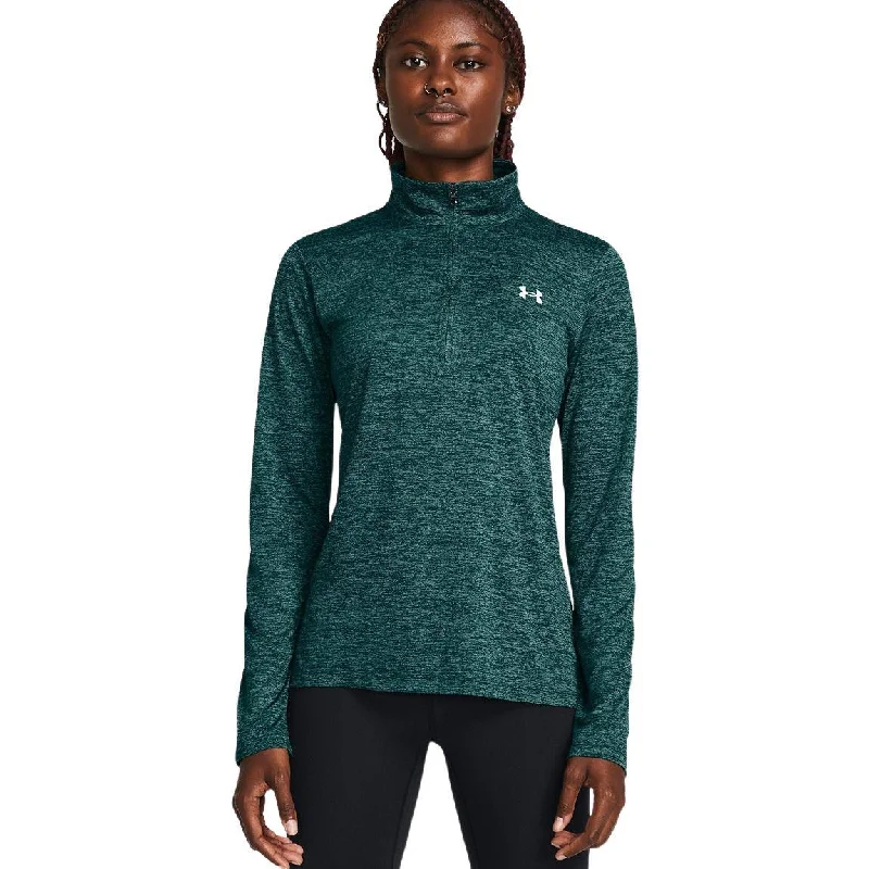 Women's hoodie with a kangaroo pocket and a pom - pom drawstring for added charmUnder Armour Tech™ Twist ½ Zip - Women Women's hoodie with a kangaroo pocket and a pom - pom drawstring for added charmUnder Armour Tech™ Twist ½ Zip - Women